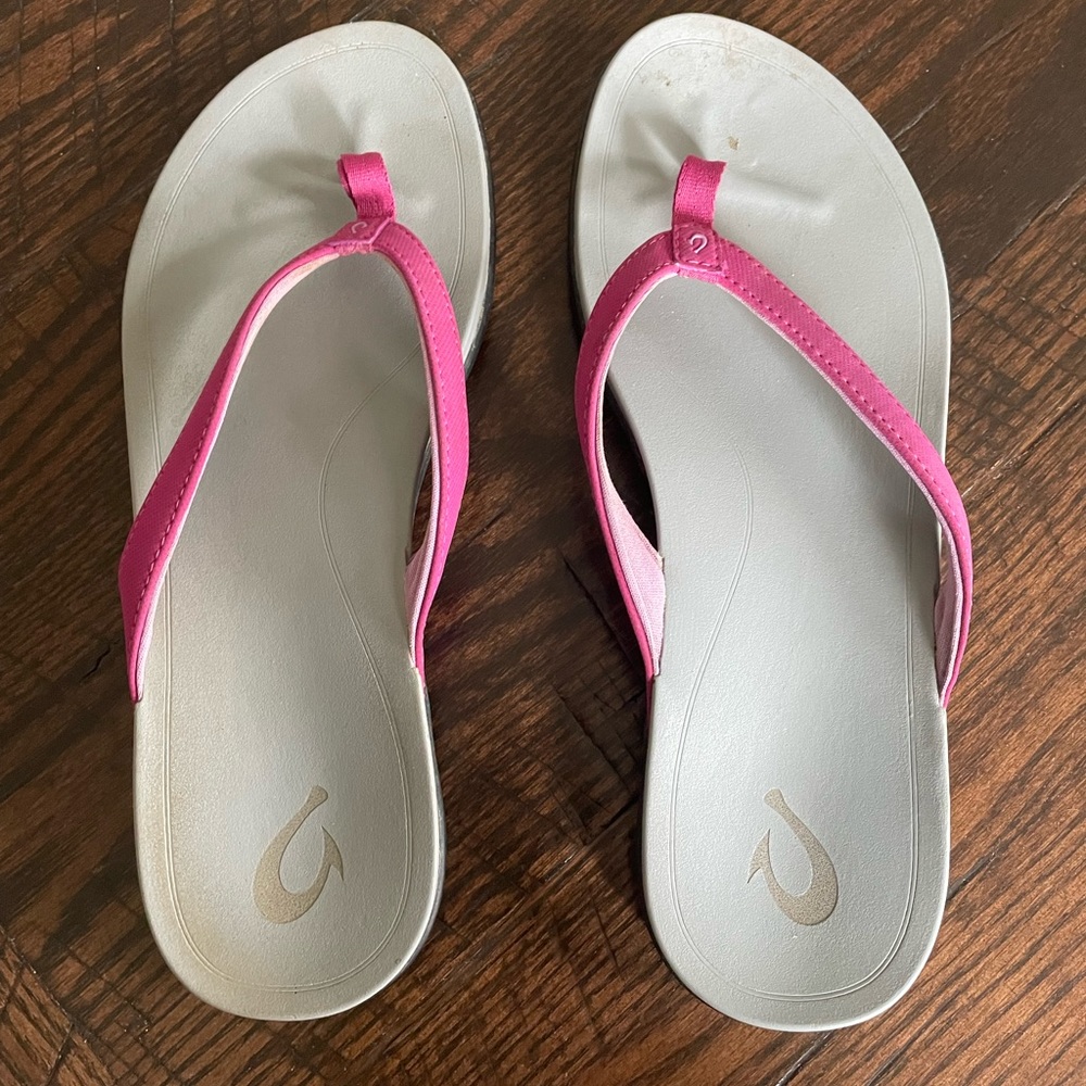 Olukai sandals, hardly worn!